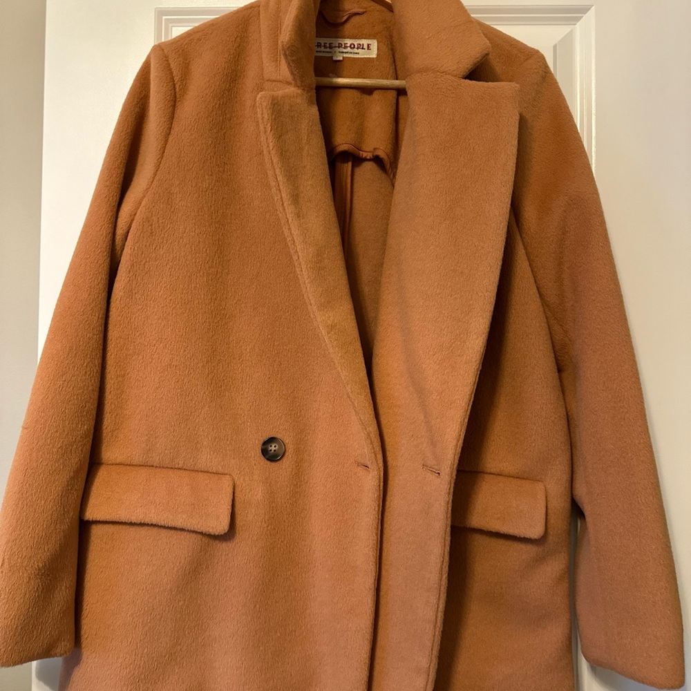 Free People Women's  peach colored coat